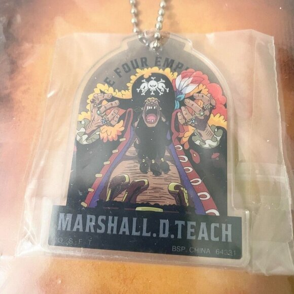 One Piece Four Emperors Marshall D Teach Ichiban Kuji Keychain - Picture 5 of 11